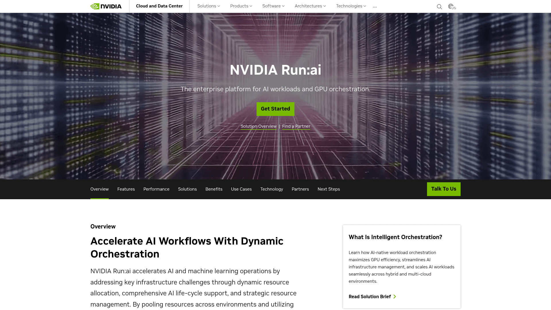 Run.ai website screenshot