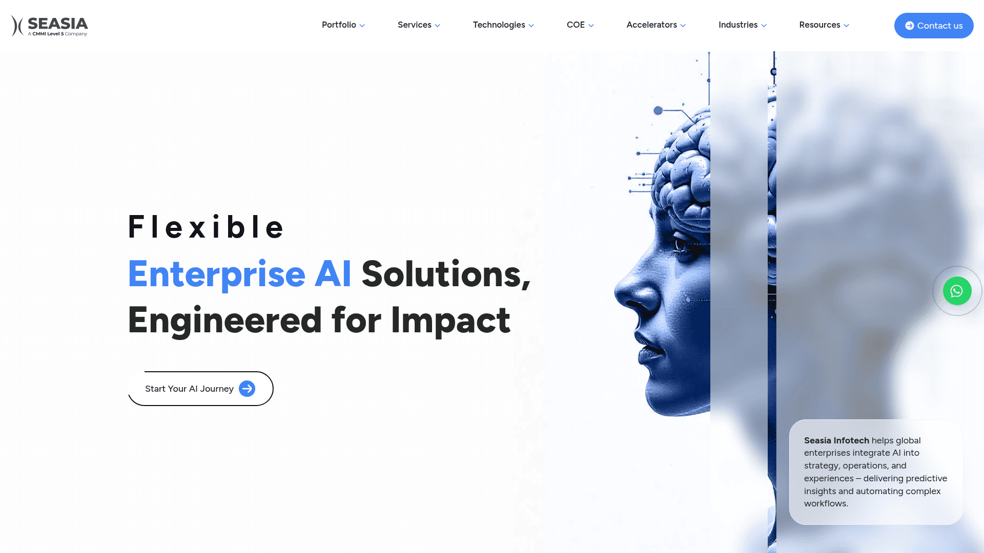 Seasia Infotech website screenshot