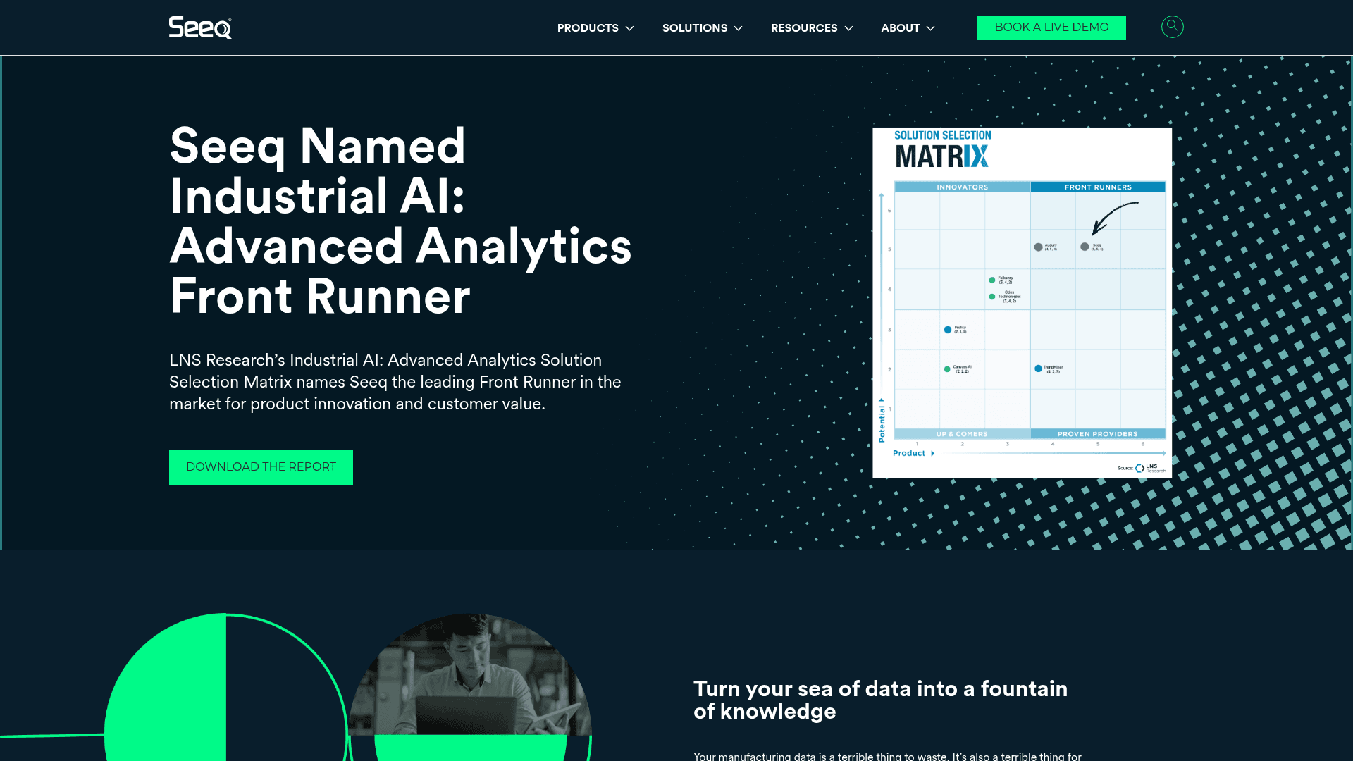 Seeq Corporation website screenshot