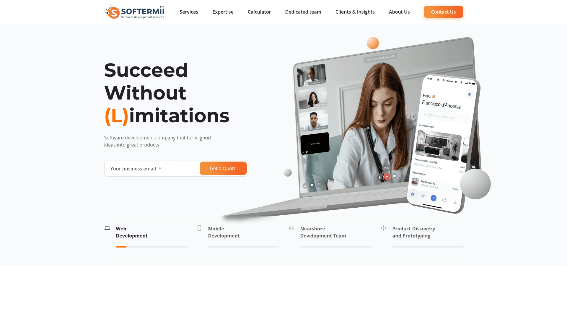 Softermii website screenshot