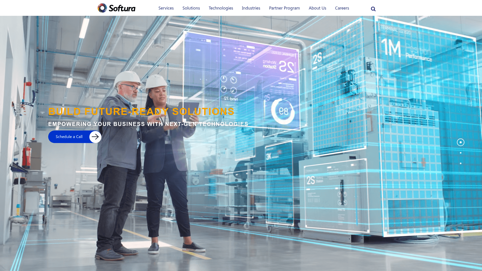 Softura website screenshot