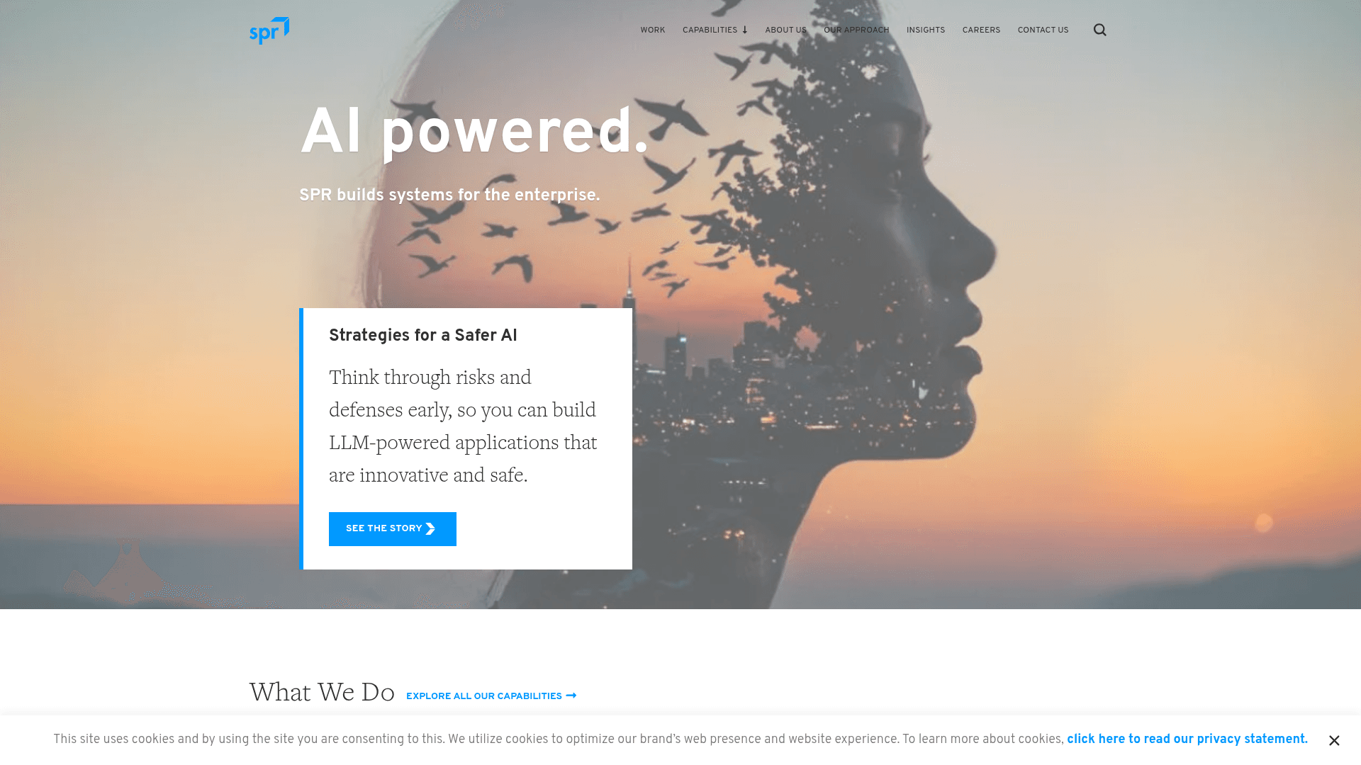 SPR website screenshot