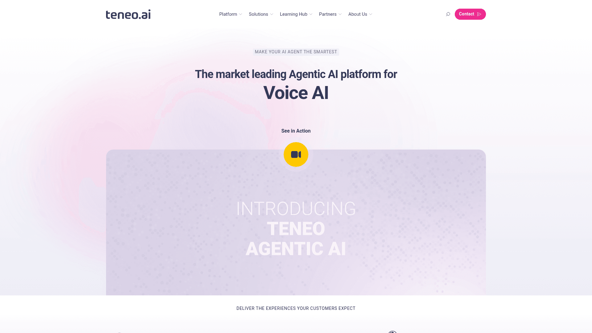 Teneo website screenshot