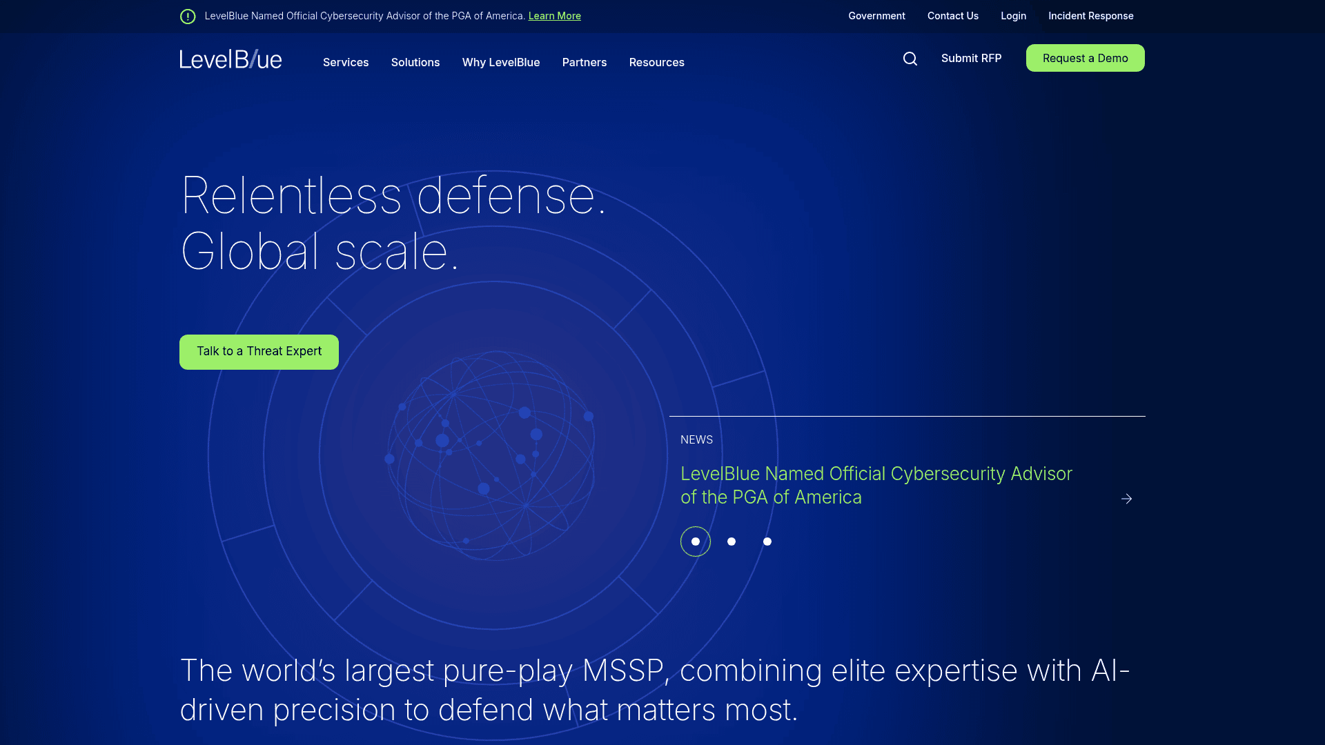 Trustwave website screenshot