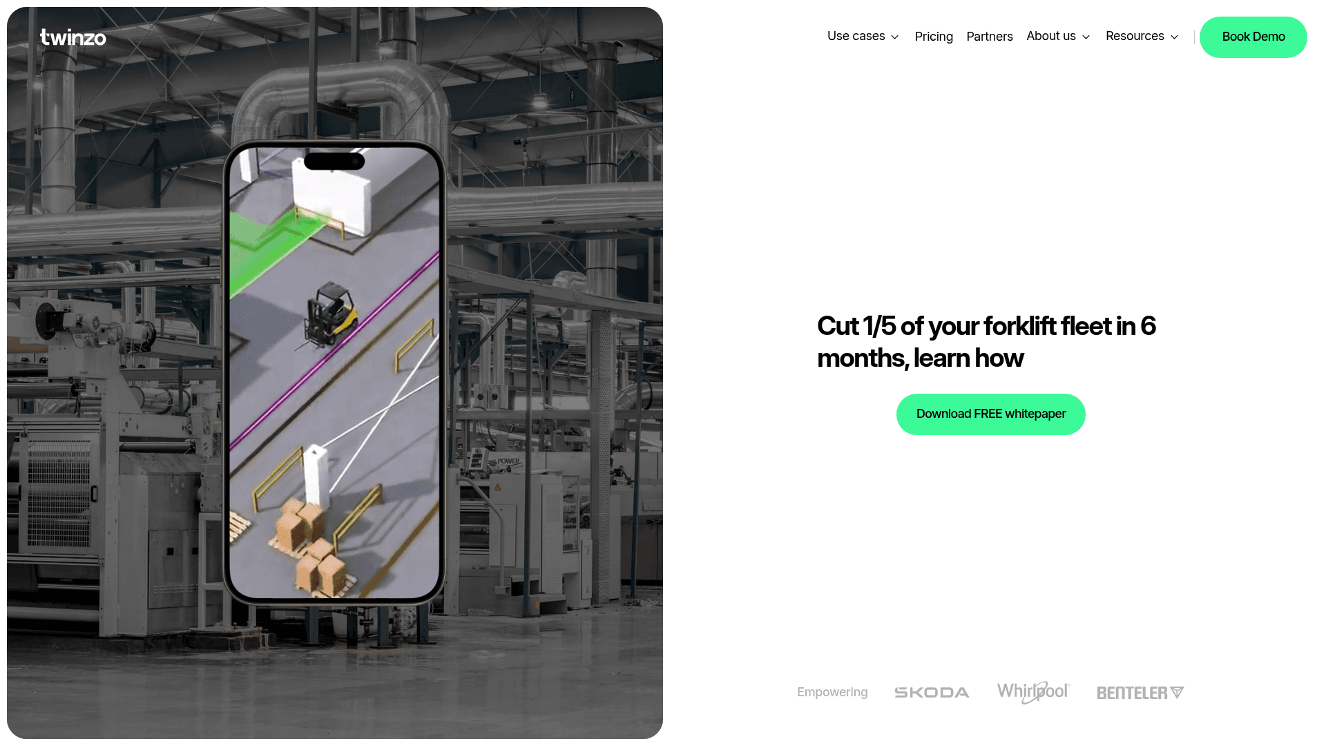 Twinzo website screenshot