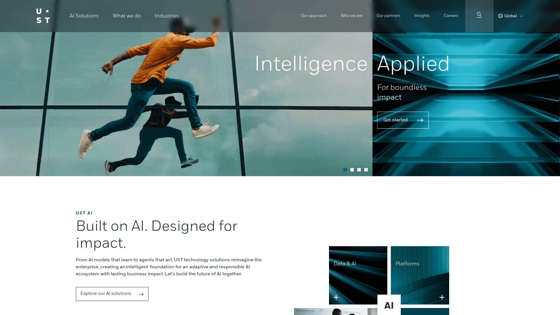 UST website screenshot