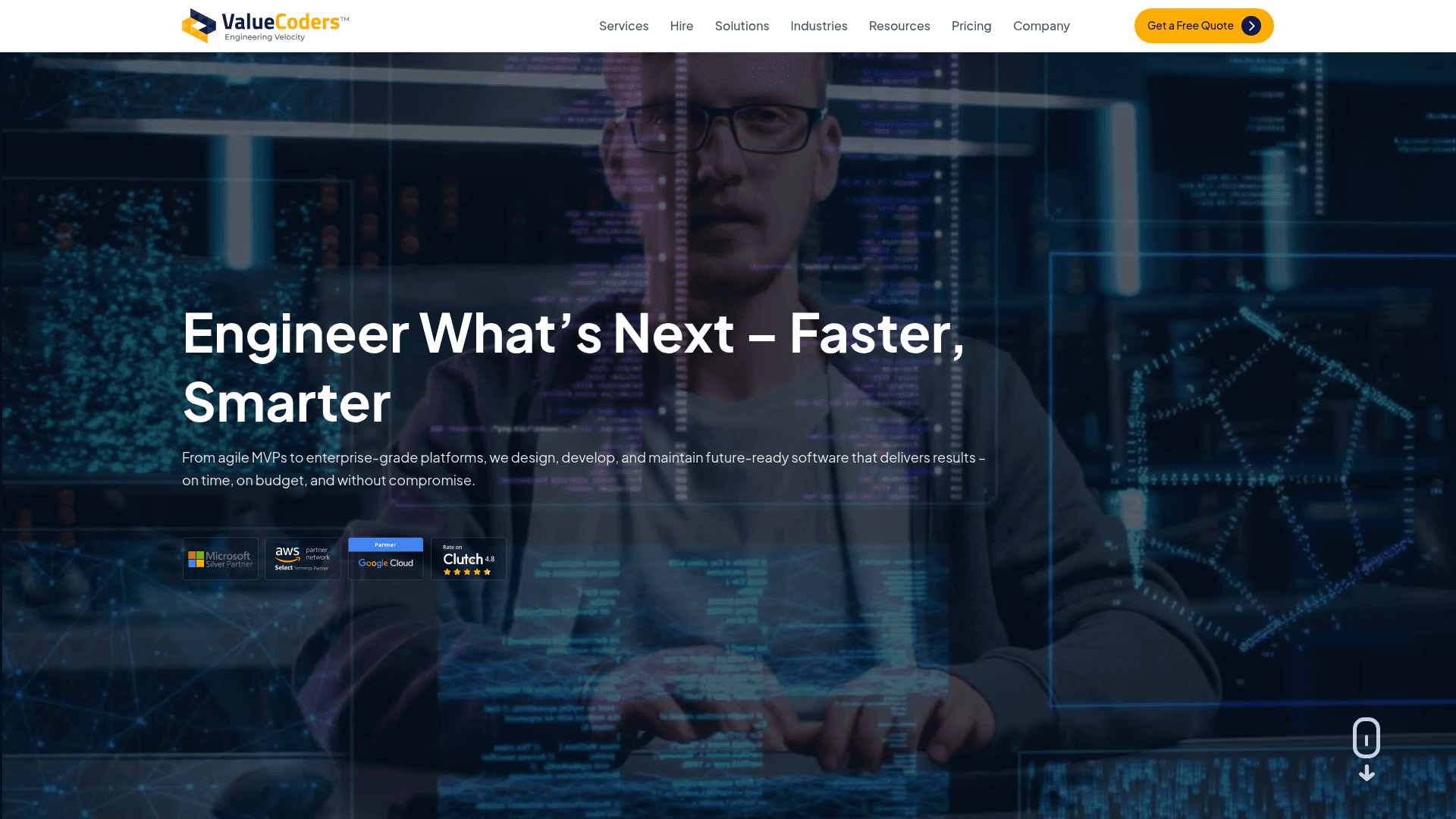 ValueCoders website screenshot
