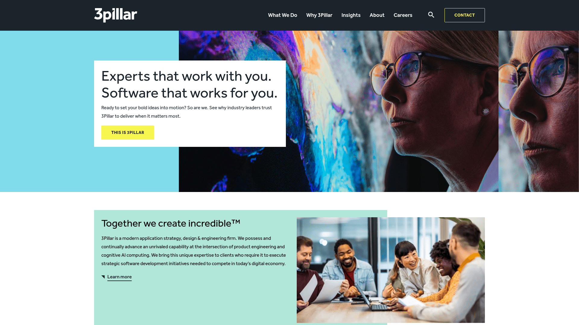 3Pillar Global website screenshot
