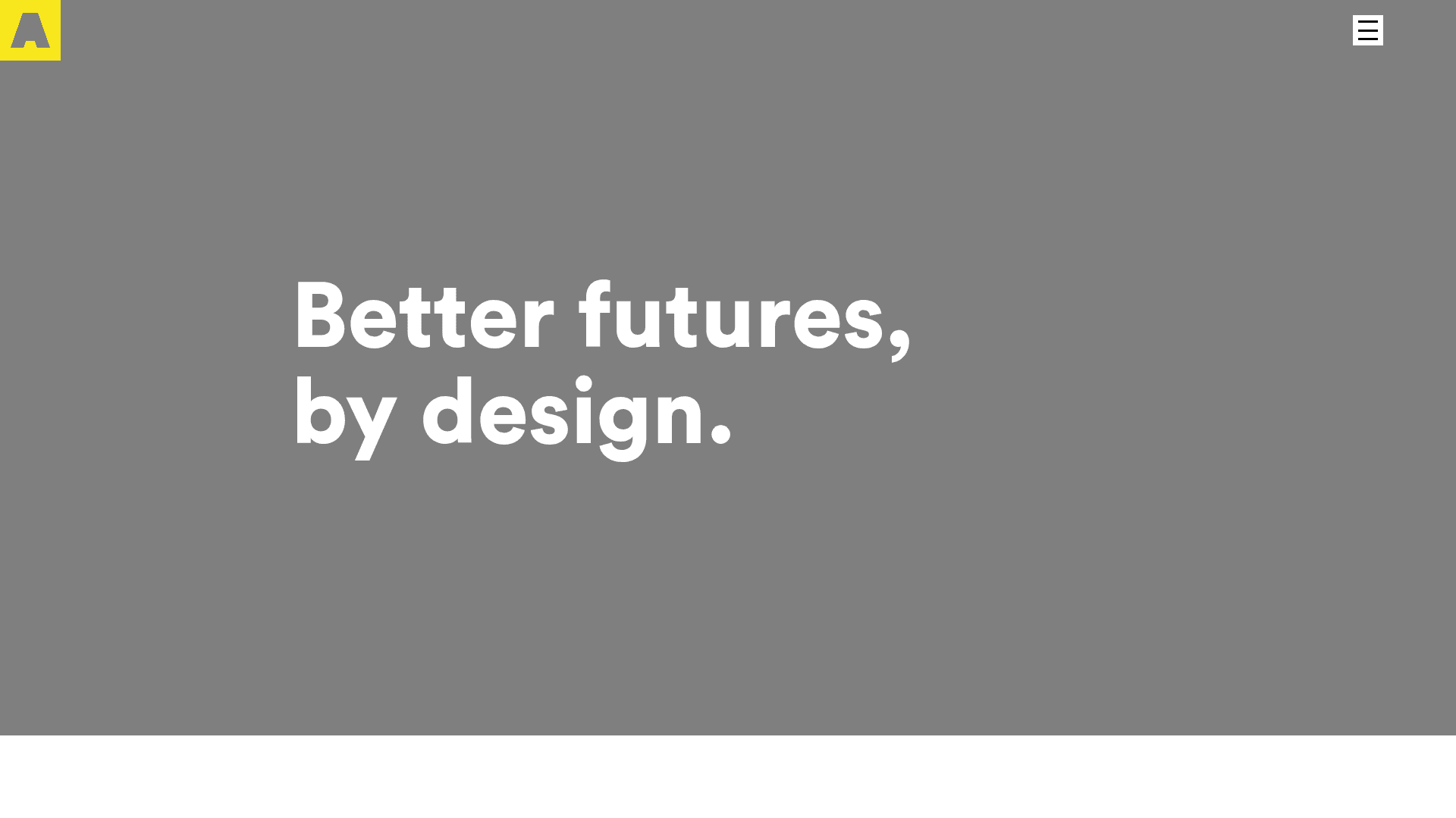 Artefact website screenshot