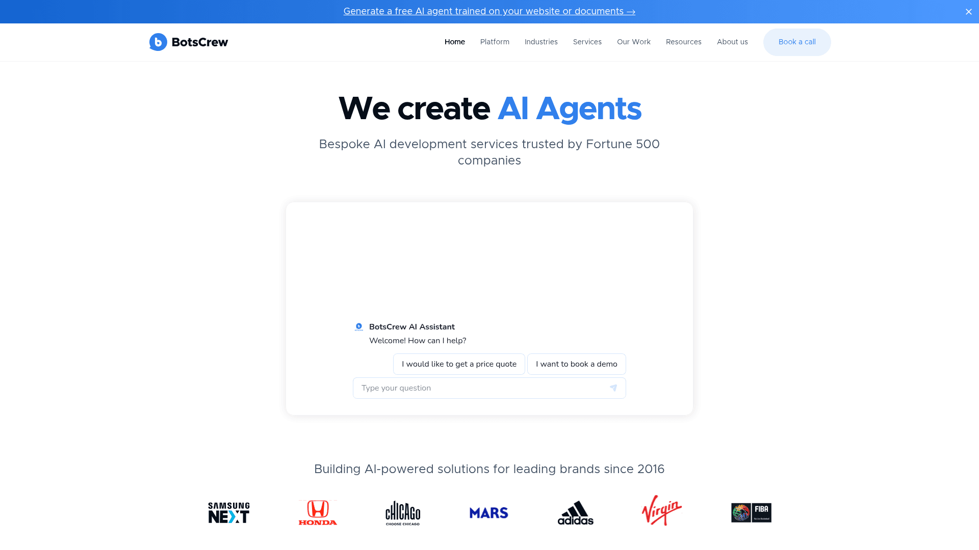 BotsCrew website screenshot