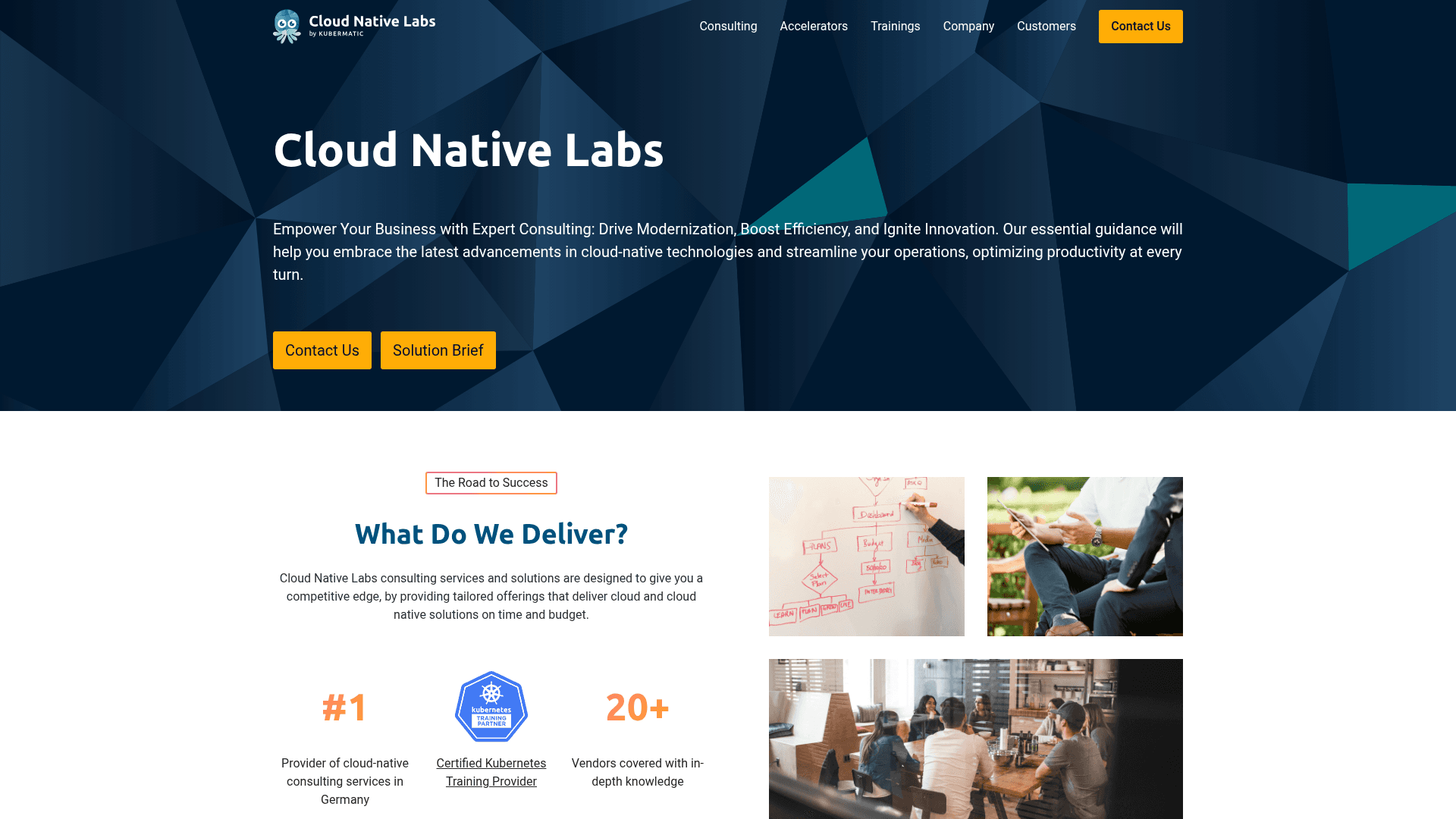 Cloud Native Labs website screenshot