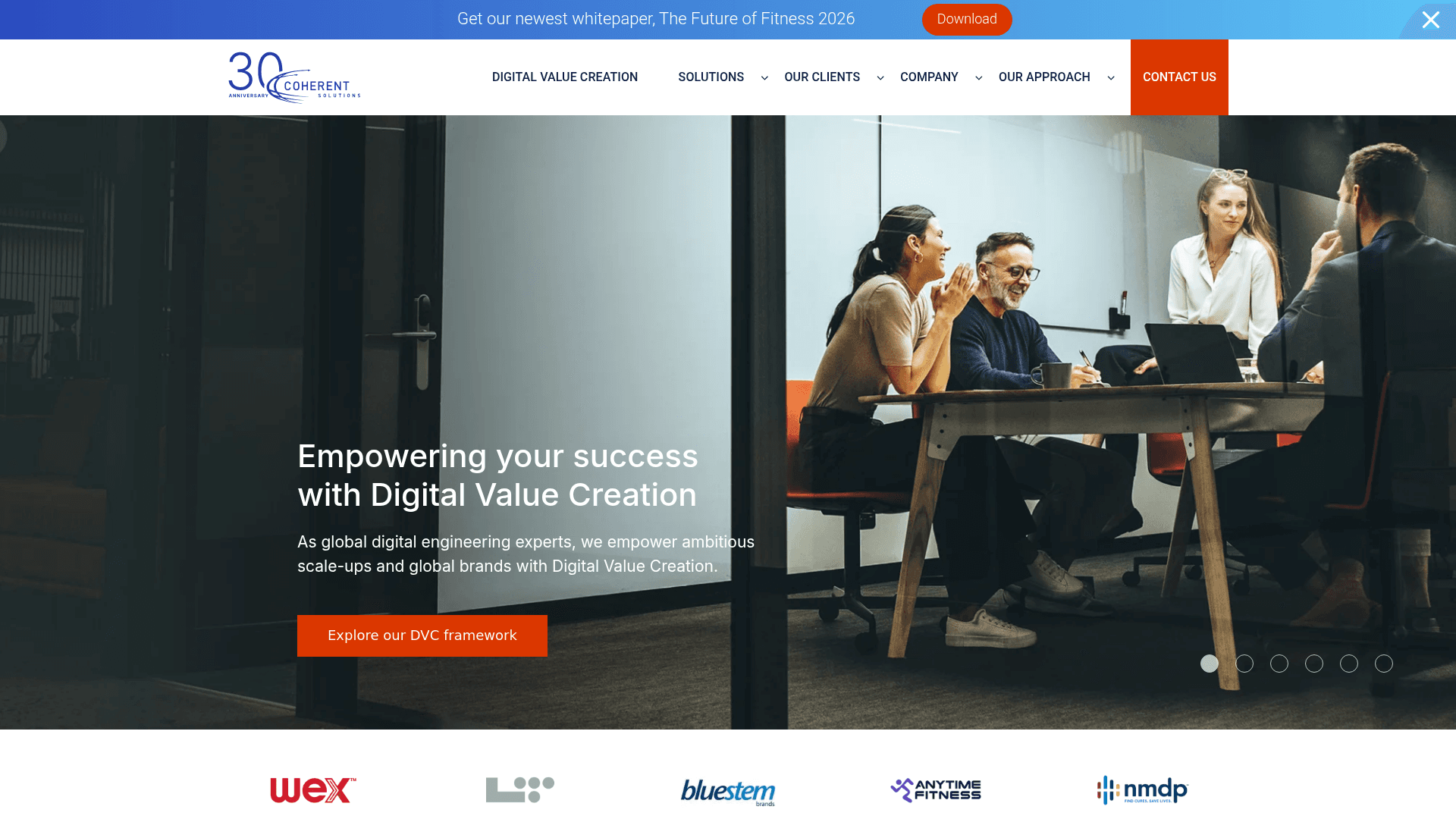 Coherent Solutions website screenshot