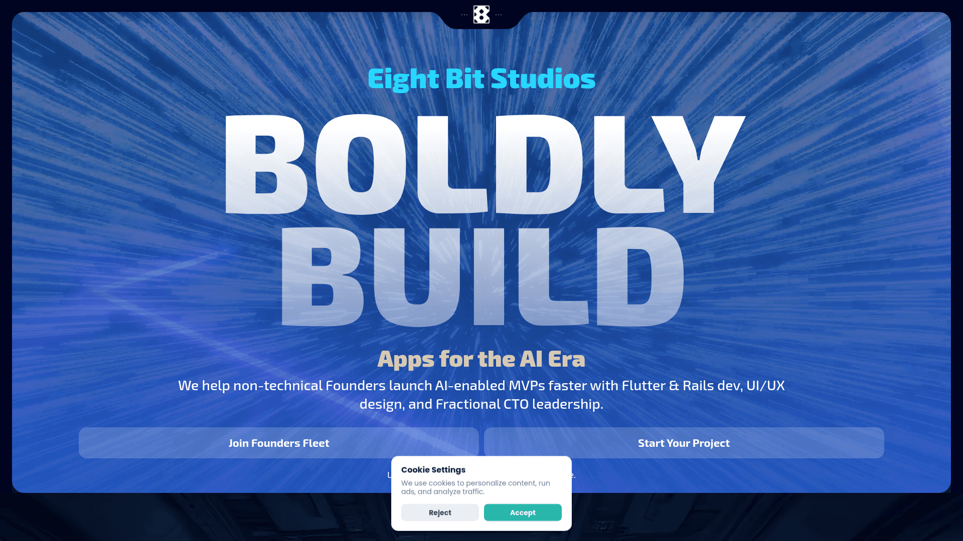 Eight Bit Studios website screenshot