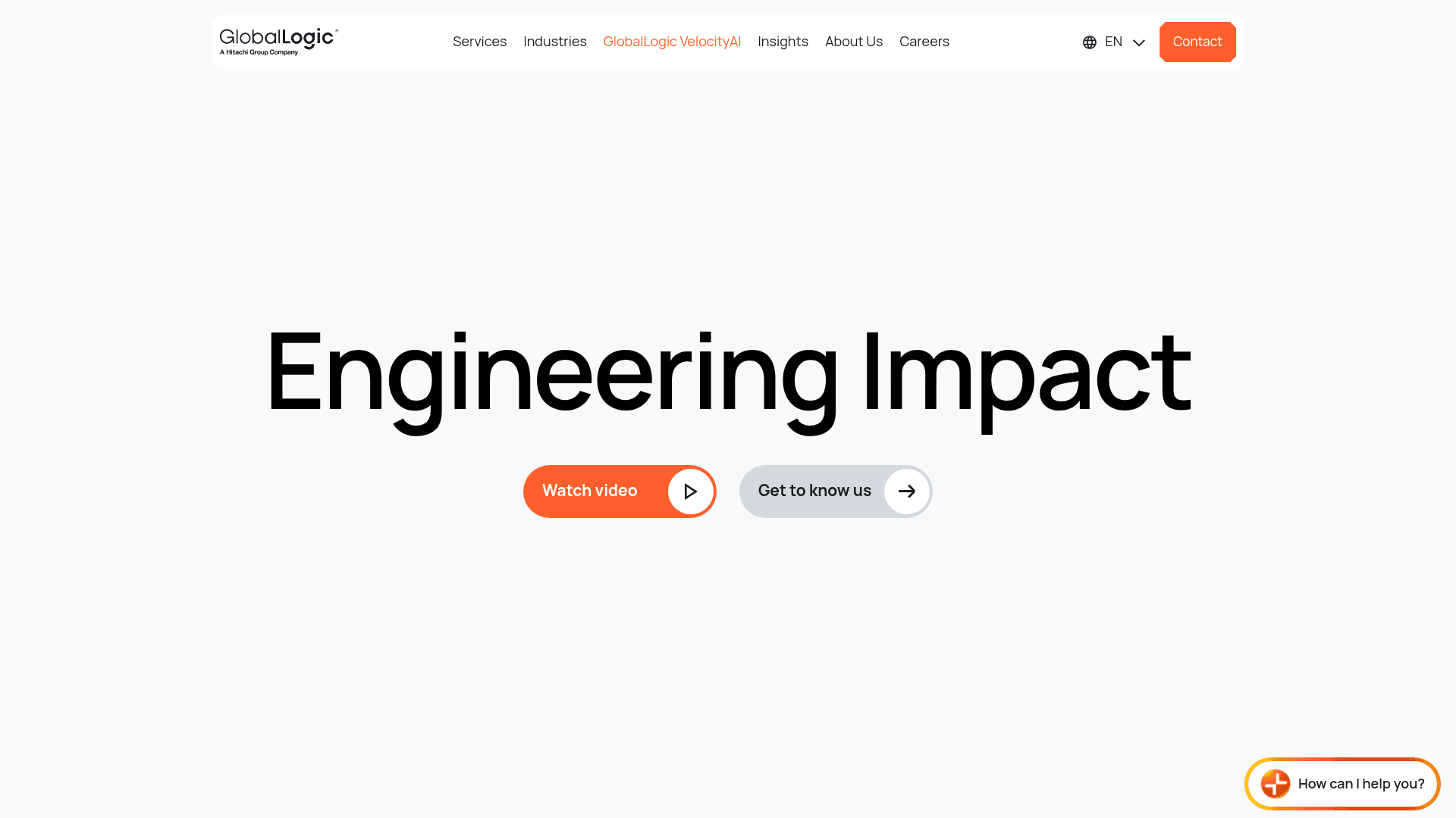GlobalLogic website screenshot