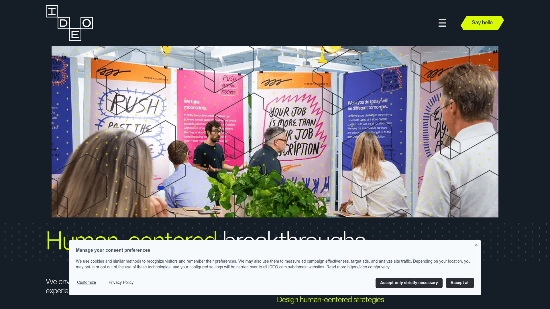 IDEO website screenshot