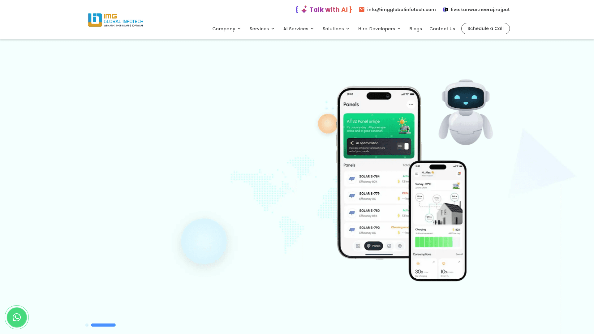 IMG Global Infotech website screenshot