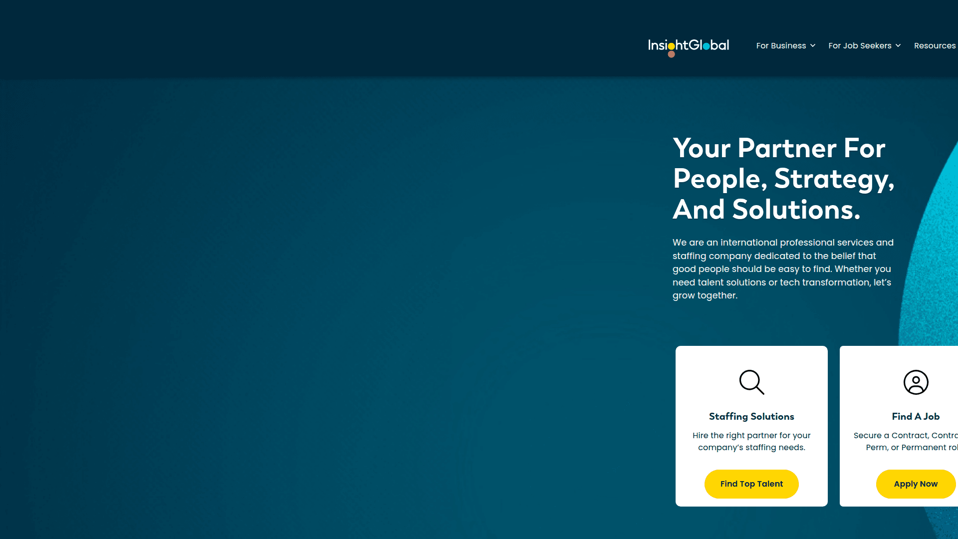 Insight Global website screenshot