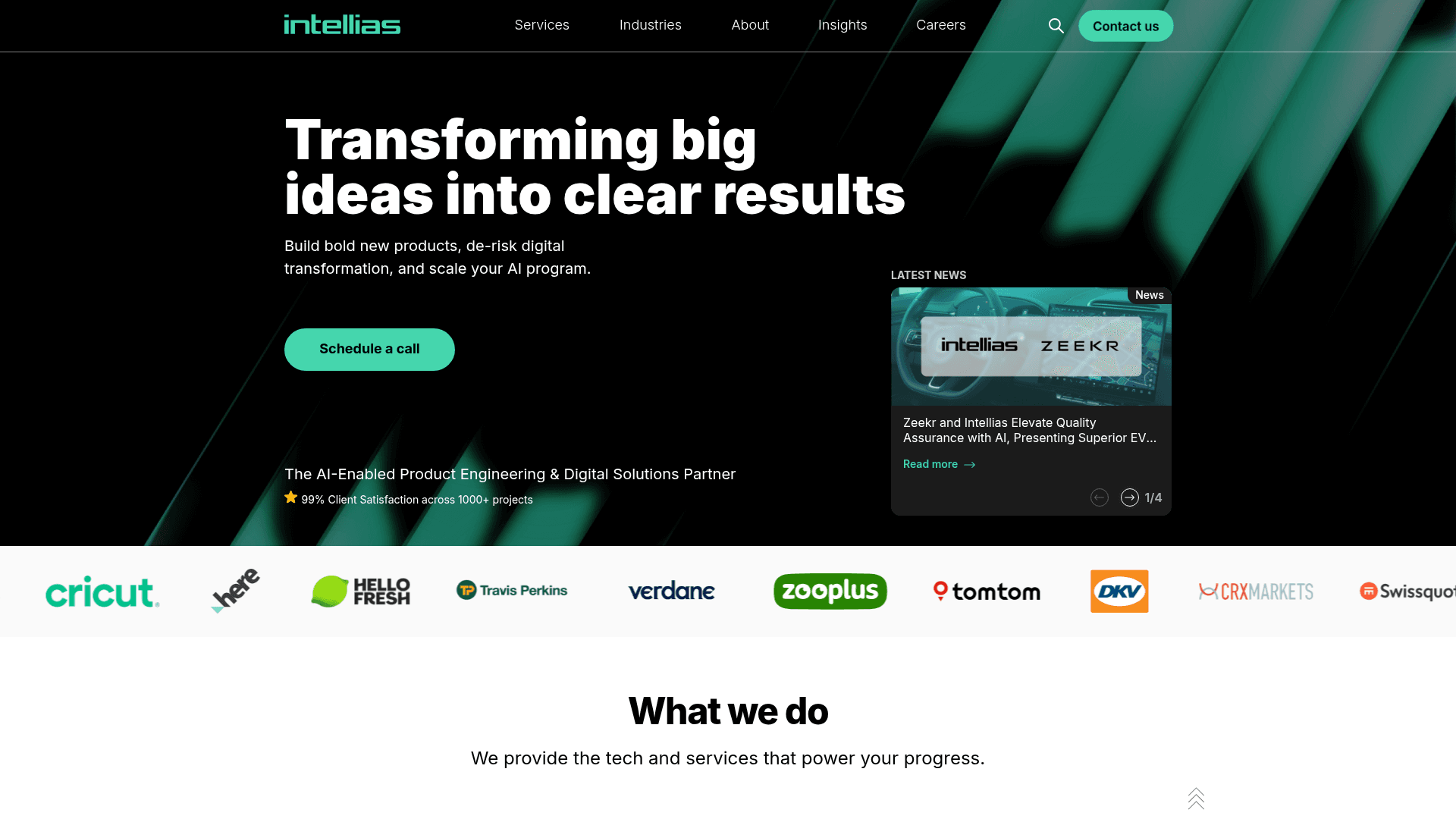 Intellias website screenshot