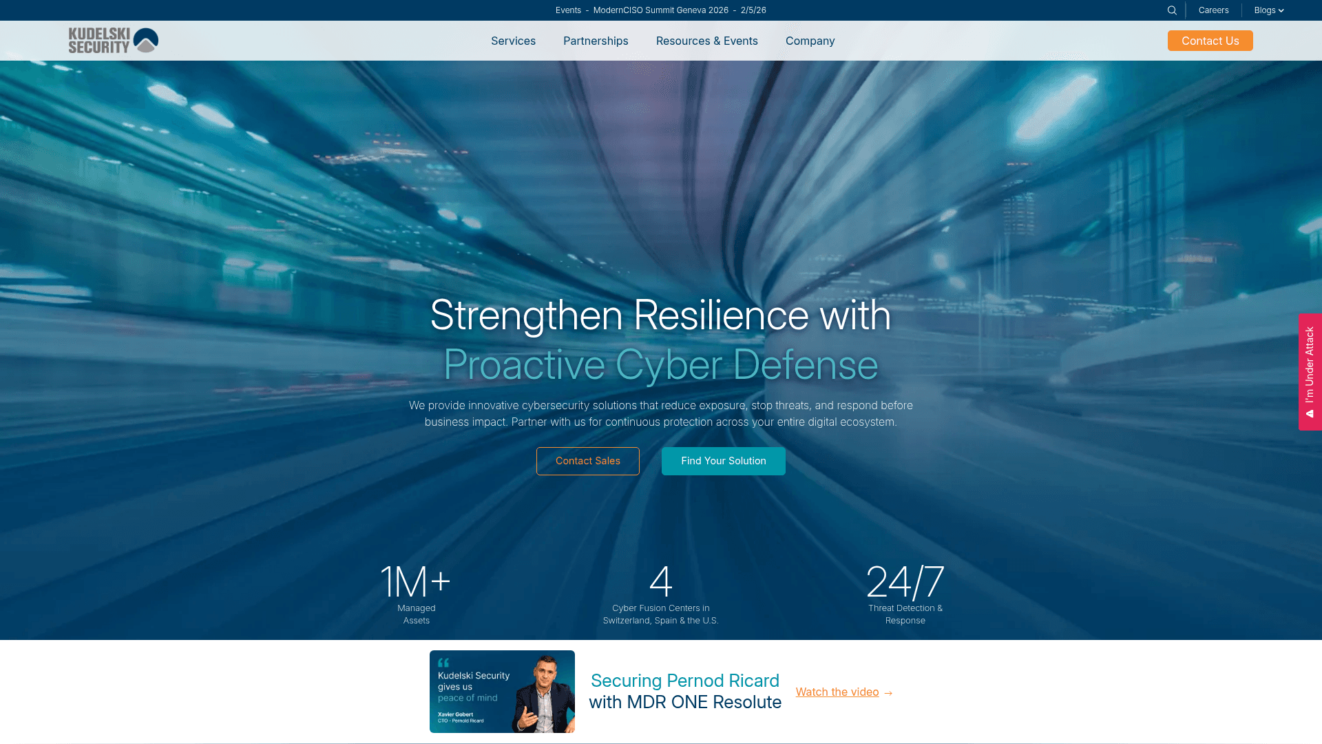 Kudelski Security website screenshot