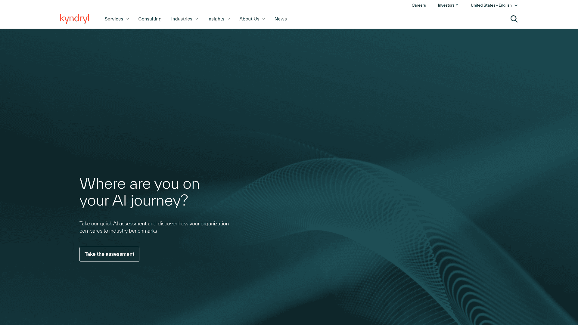 Kyndryl website screenshot