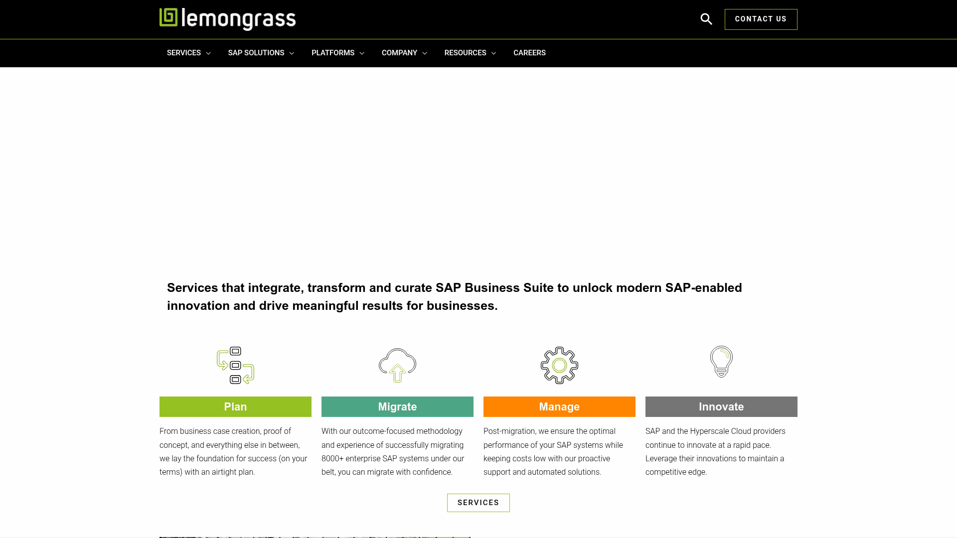 Lemongrass Consulting website screenshot