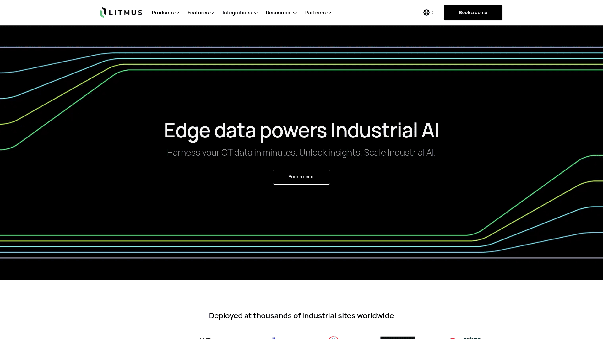 Litmus Automation website screenshot