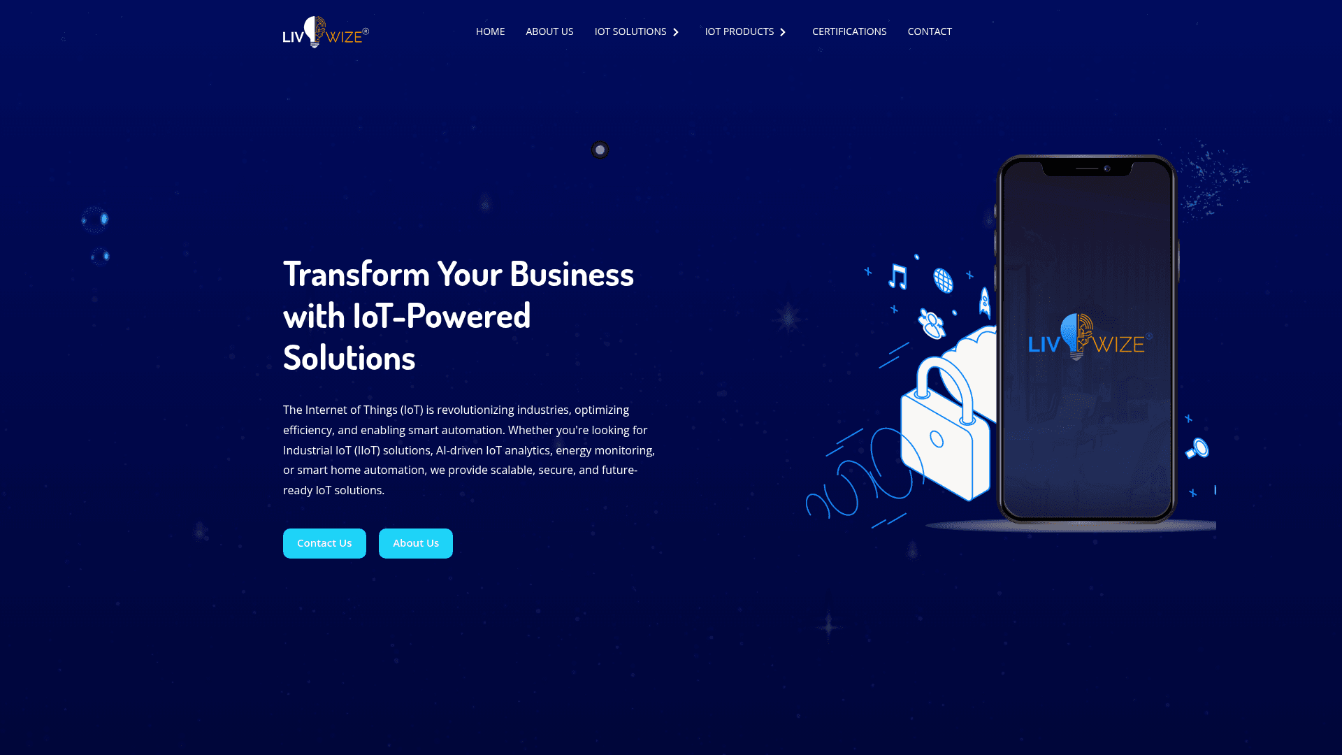 Livwize website screenshot