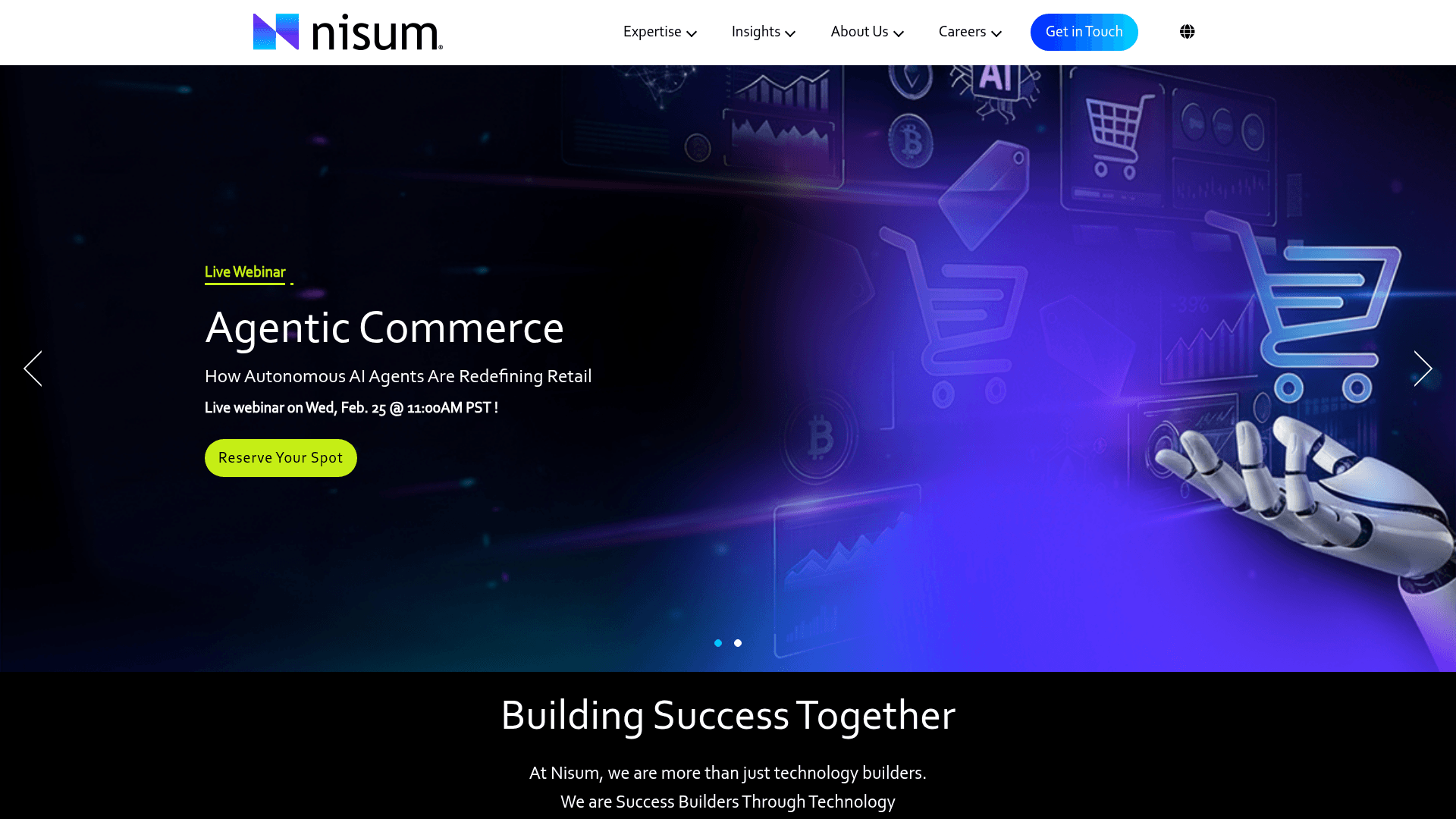 Magenic (now Nisum) website screenshot