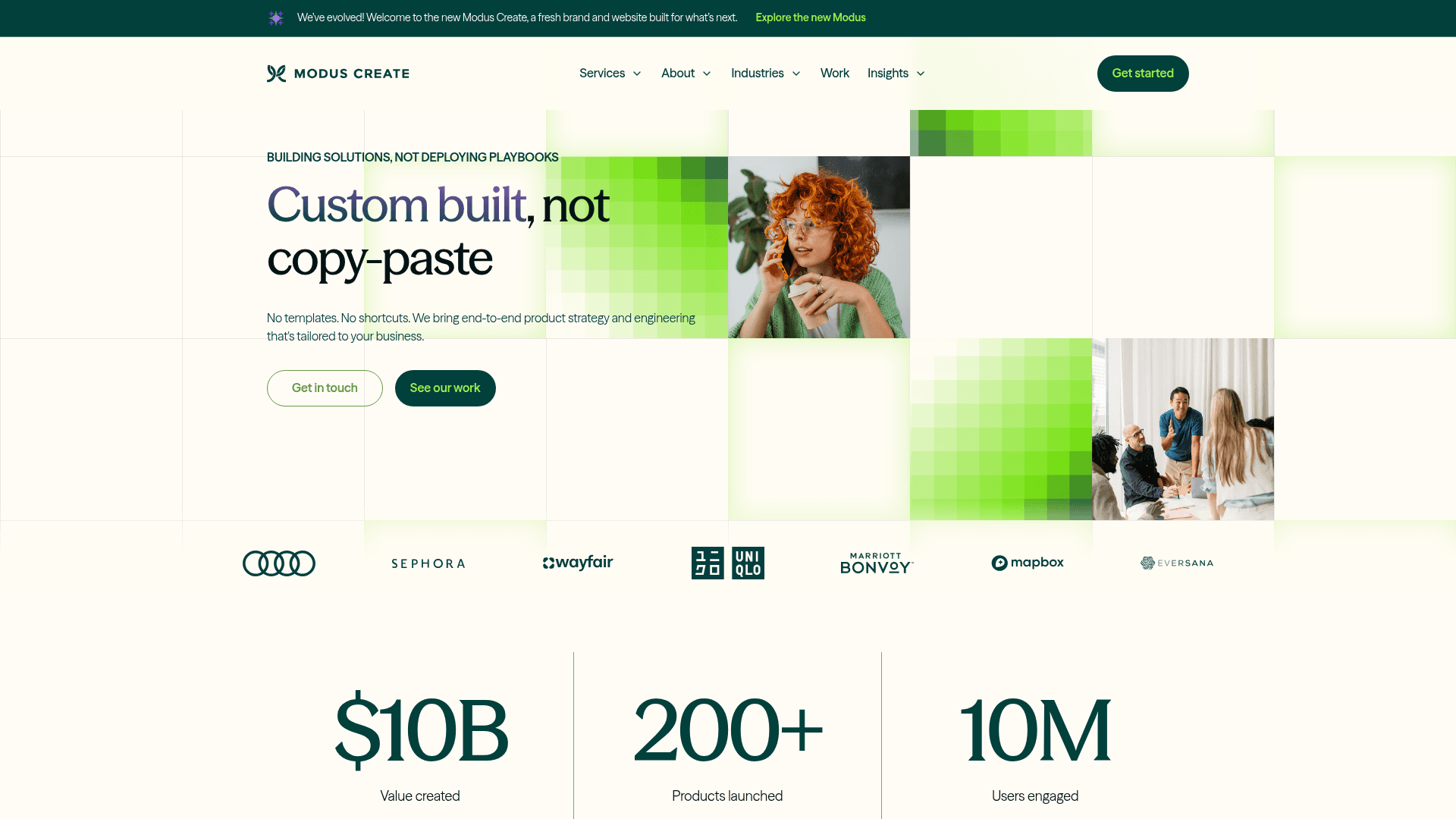 Modus Create website screenshot