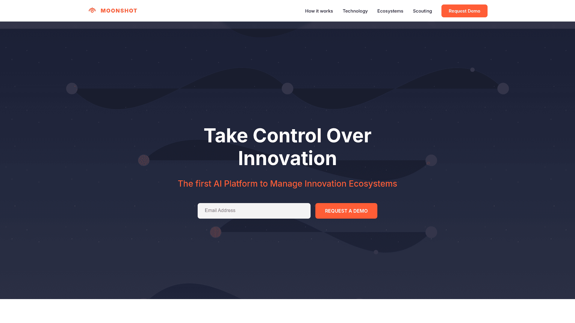 Moonshot website screenshot
