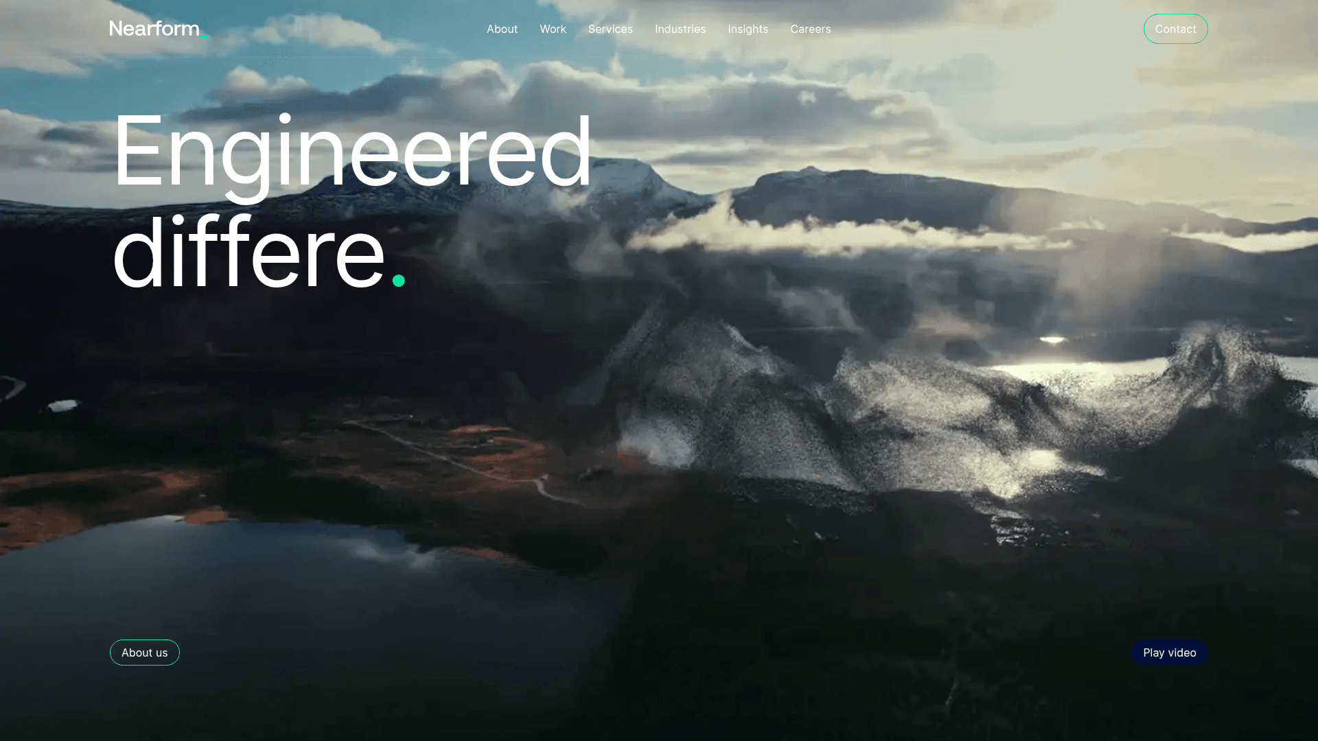 Nearform website screenshot