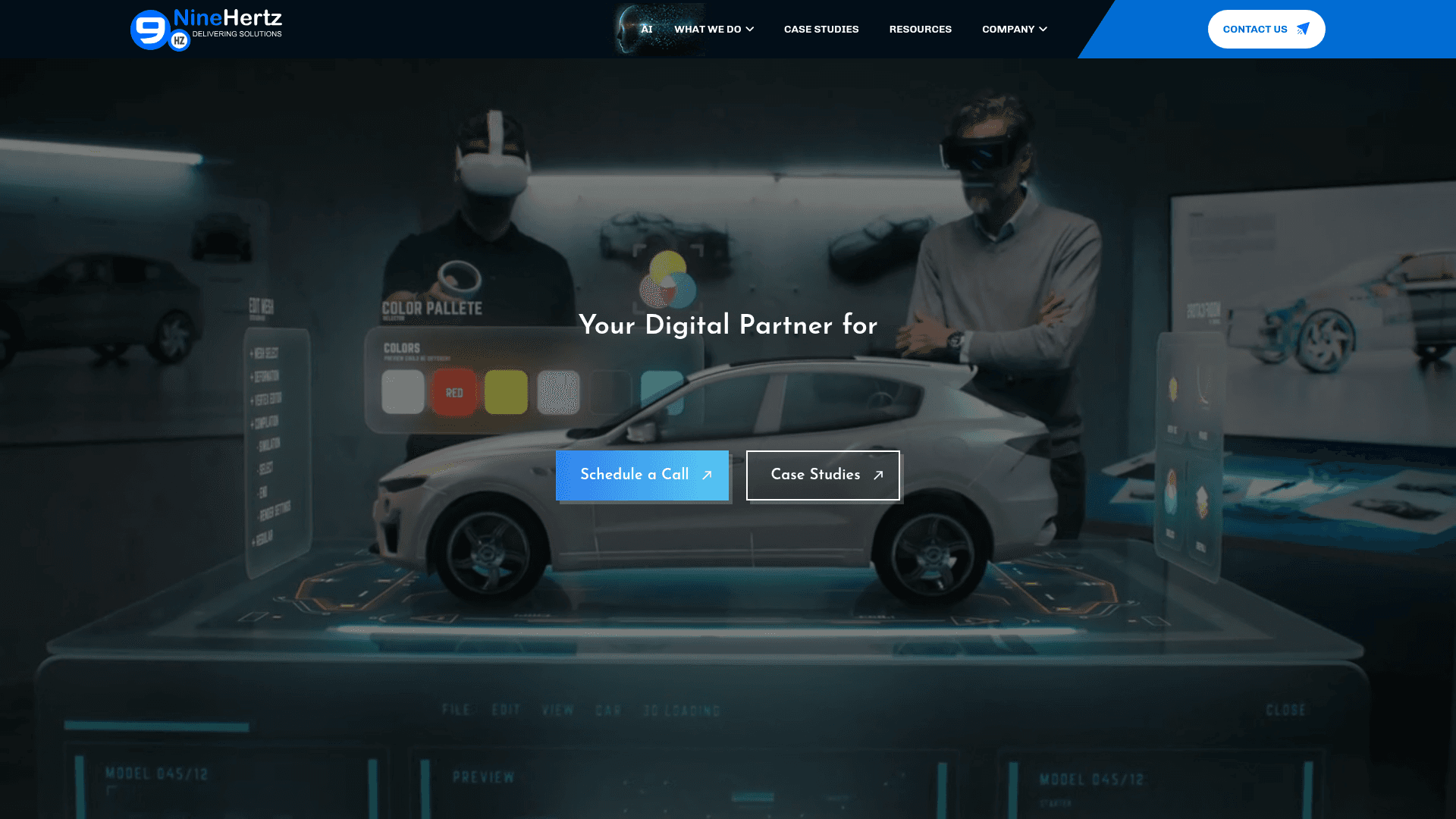Ninehertz website screenshot