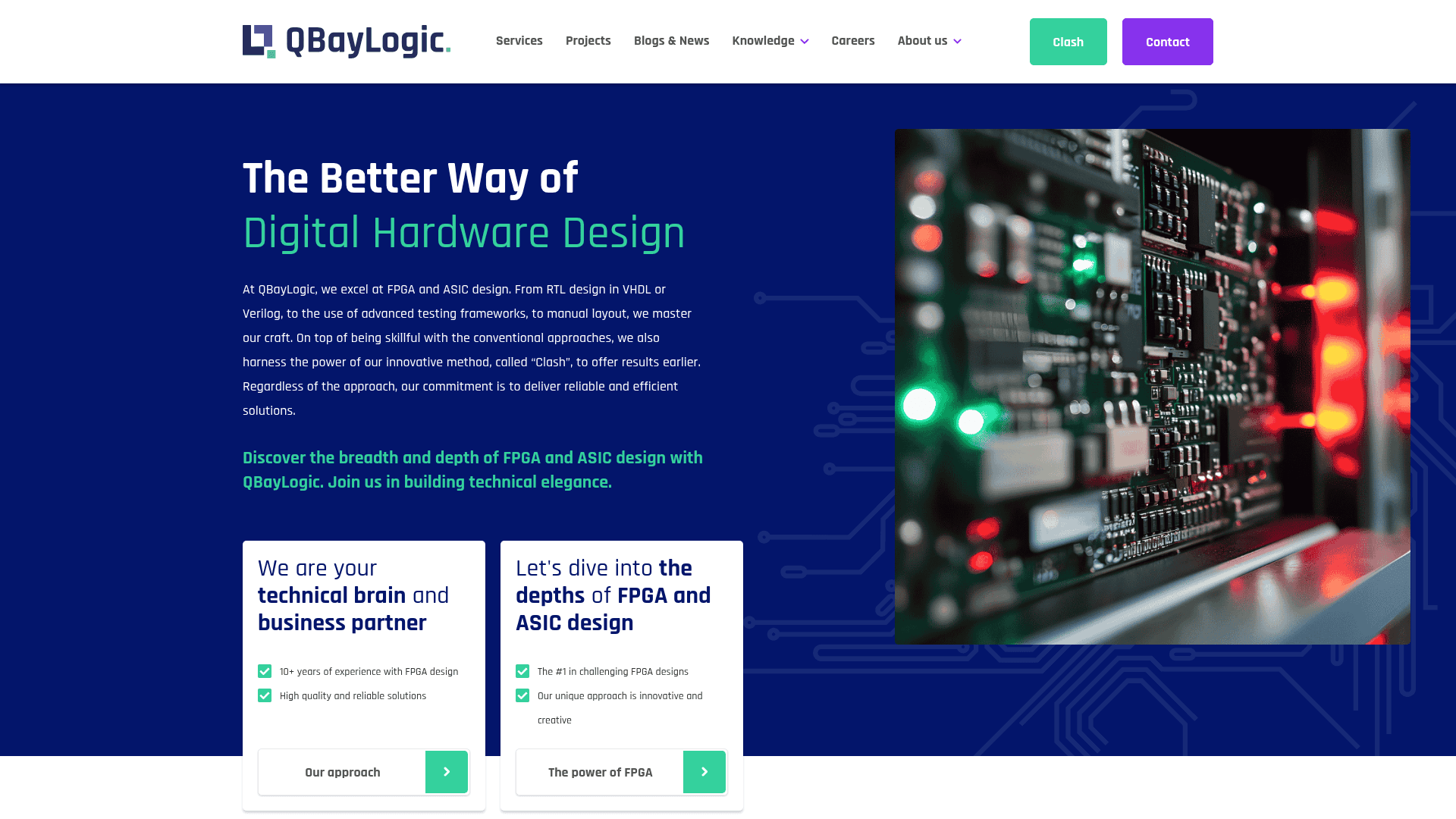 QBayLogic website screenshot