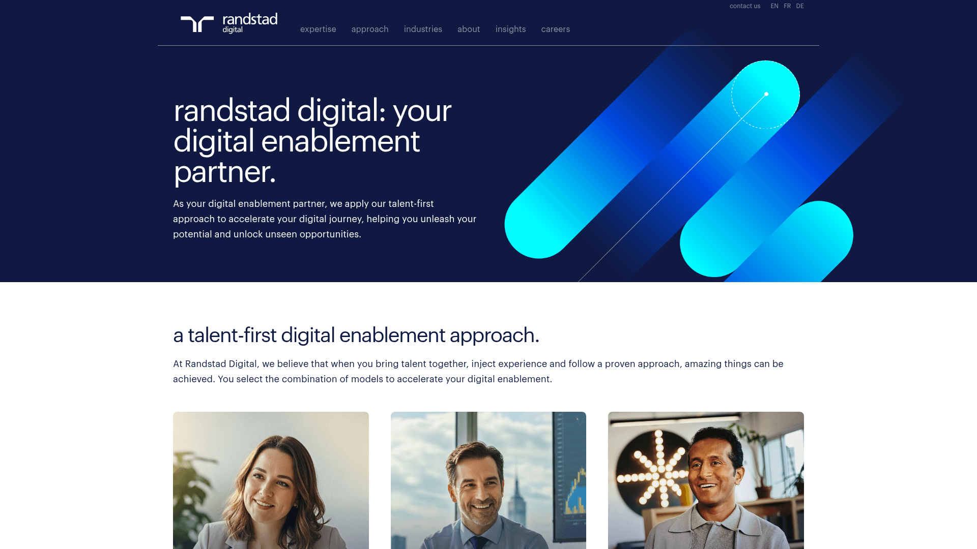 Randstad Digital website screenshot