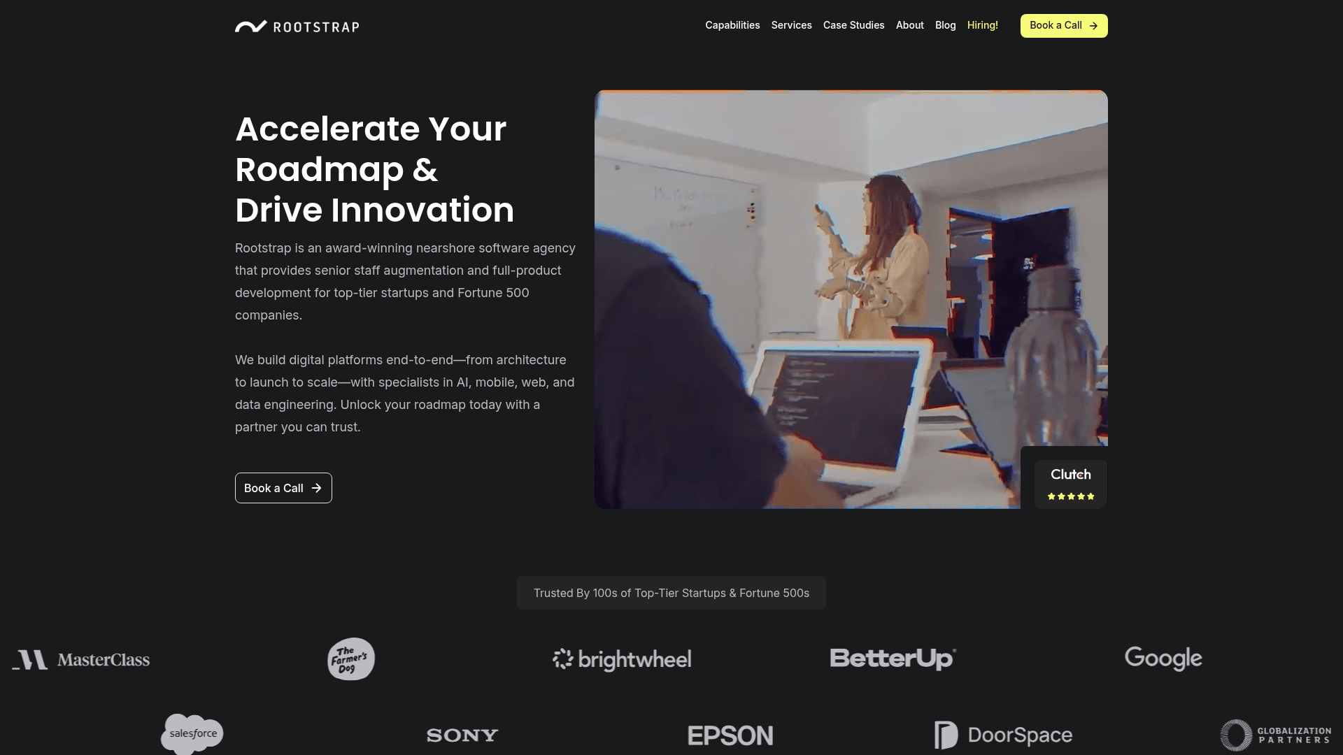 Rootstrap website screenshot