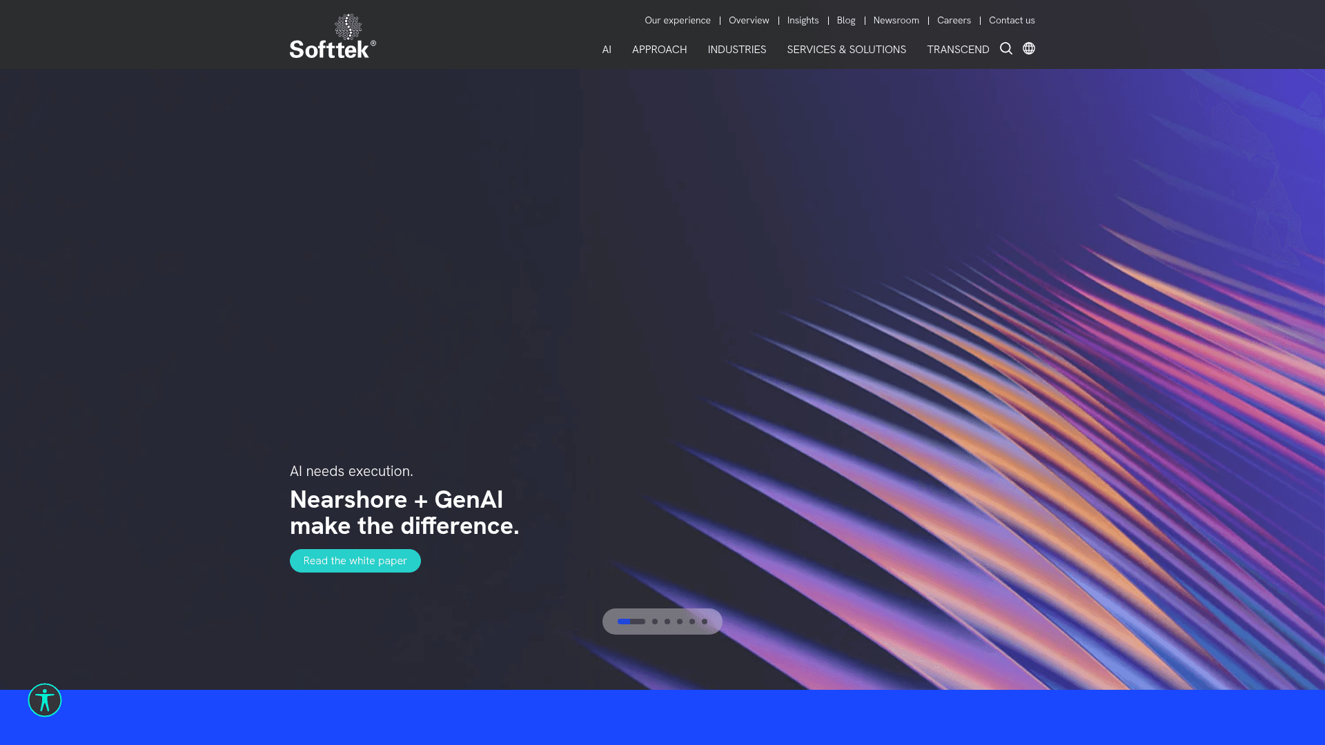 Softtek website screenshot