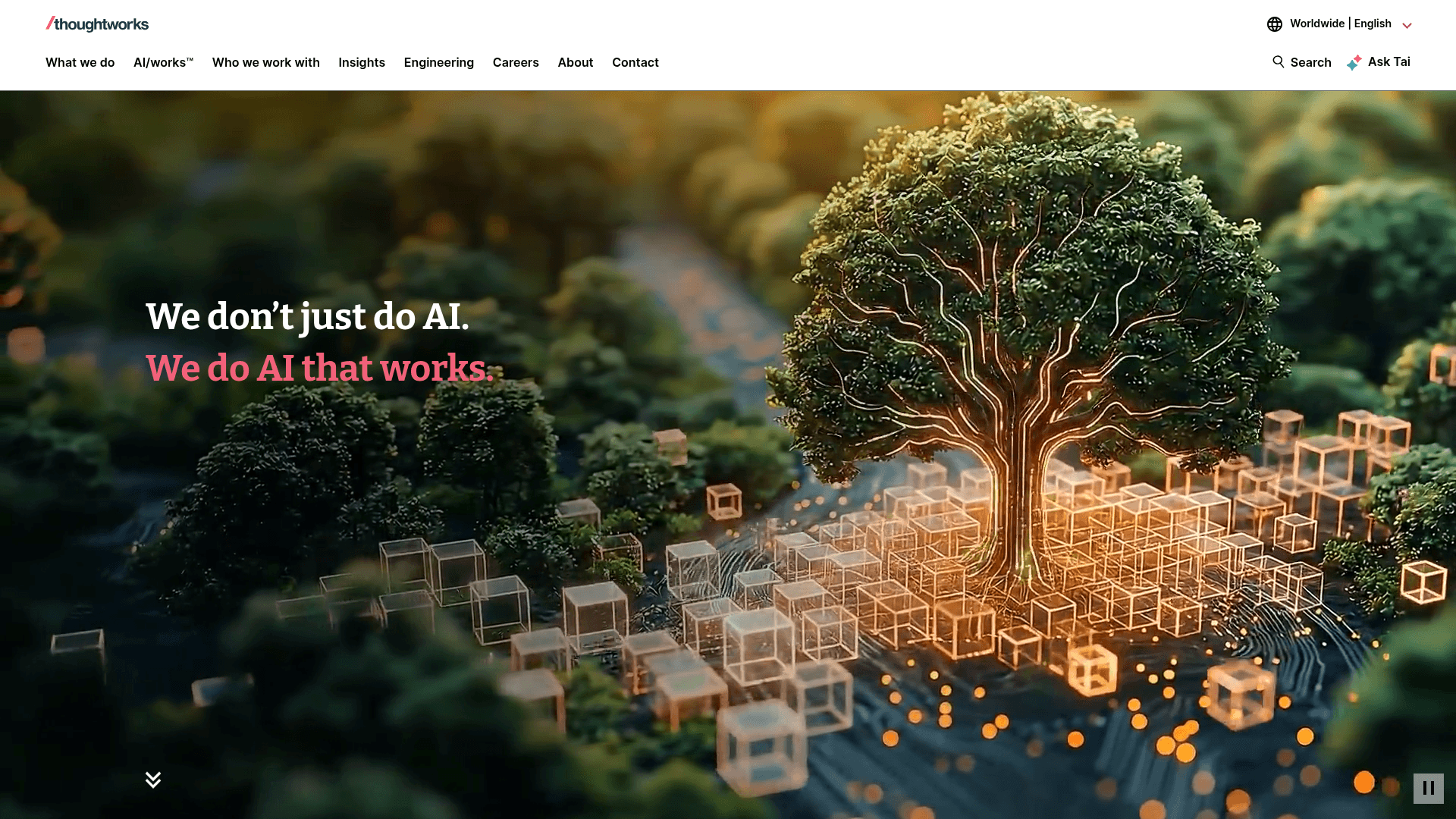 Thoughtworks website screenshot