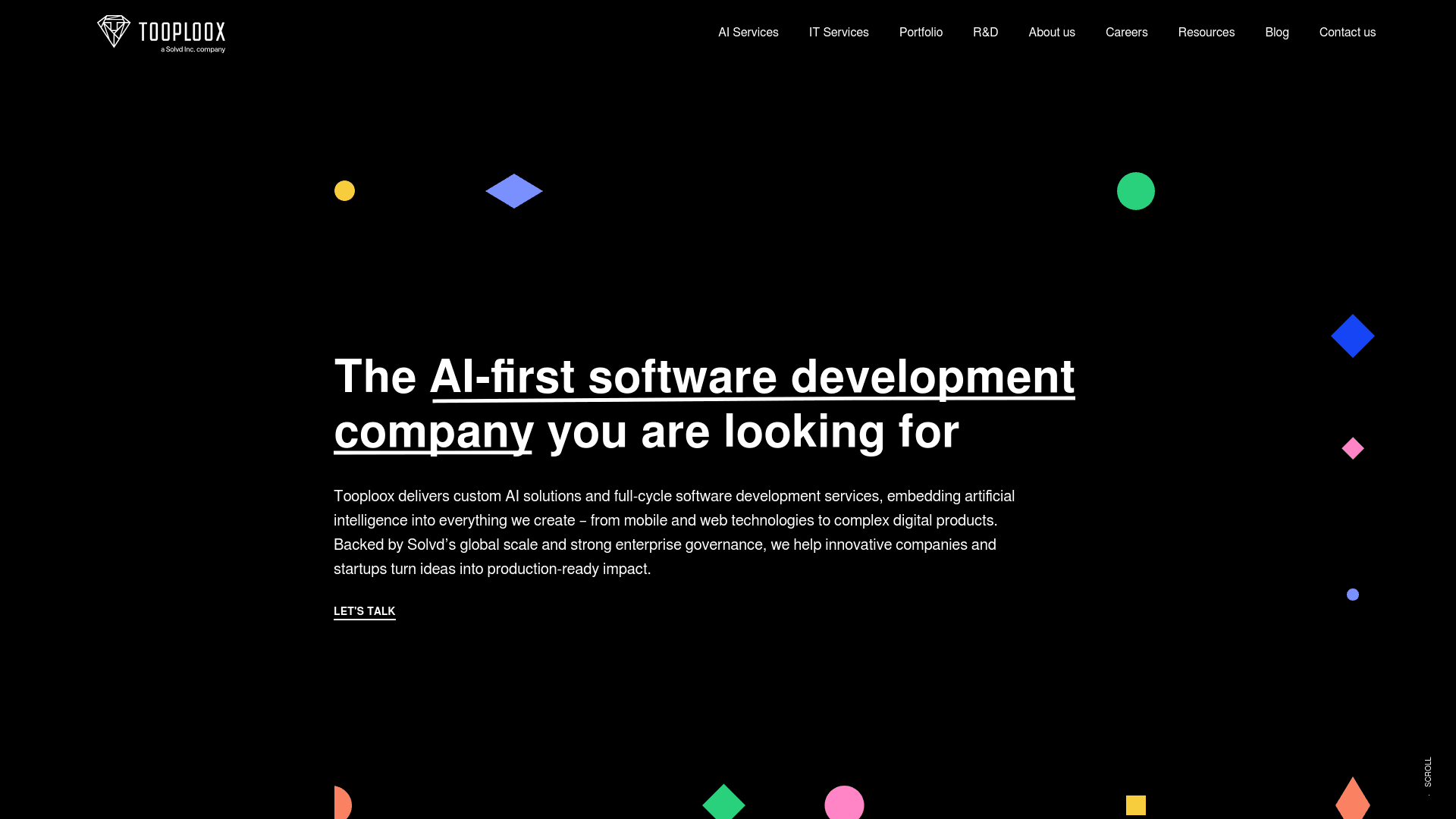 Tooploox website screenshot