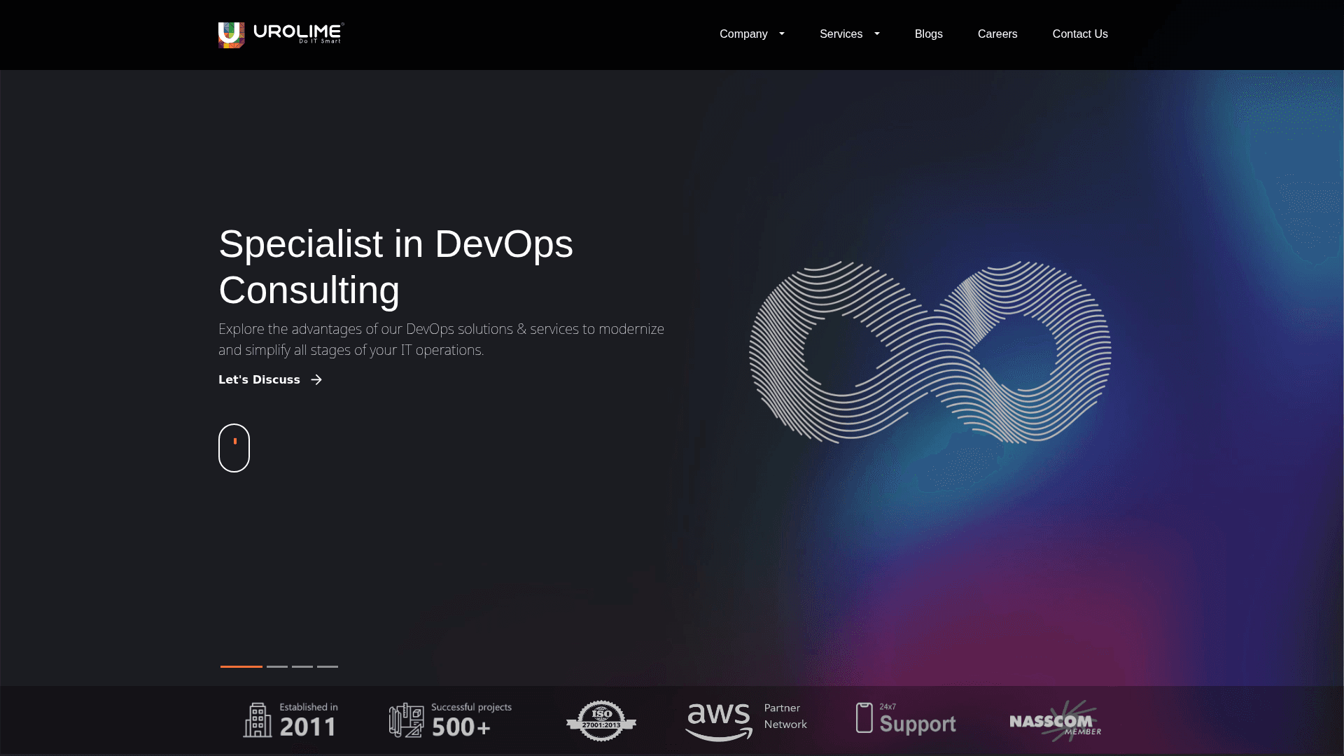 Urolime Technologies website screenshot